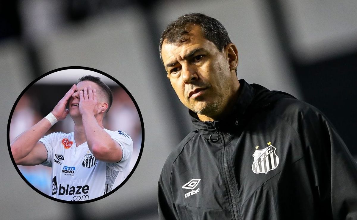 carille decide barrar julio furch do próximo jogo do santos