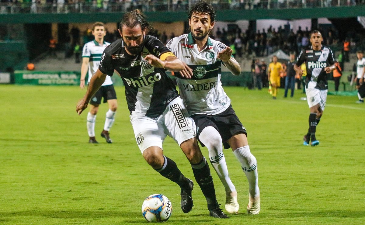 coritiba não perde para a ponte preta no couto pereira há mais de 20 anos; veja odds