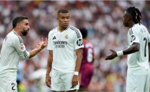 jogadores do real madrid deixarão o campo em casos de racismo na la liga, diz vini jr.