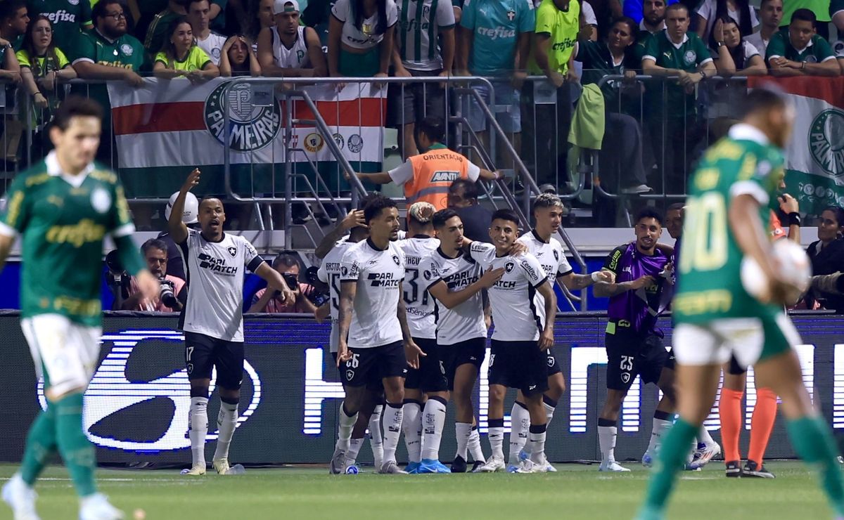 com fim de jogo dramático, palmeiras é eliminado pelo botafogo na libertadores