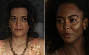 renascer: curiosa, morena descobre segredo guardado ‘a sete chaves’ por lu: “aos poucos”