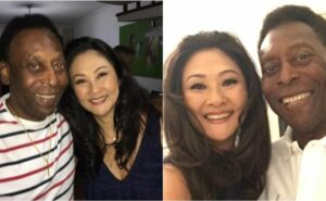 viúva de pelé entrega as chaves da mansão que morava com o marido