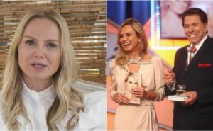 “um pai”; eliana não segura a emoção e desaba em lágrimas ao falar de silvio santos