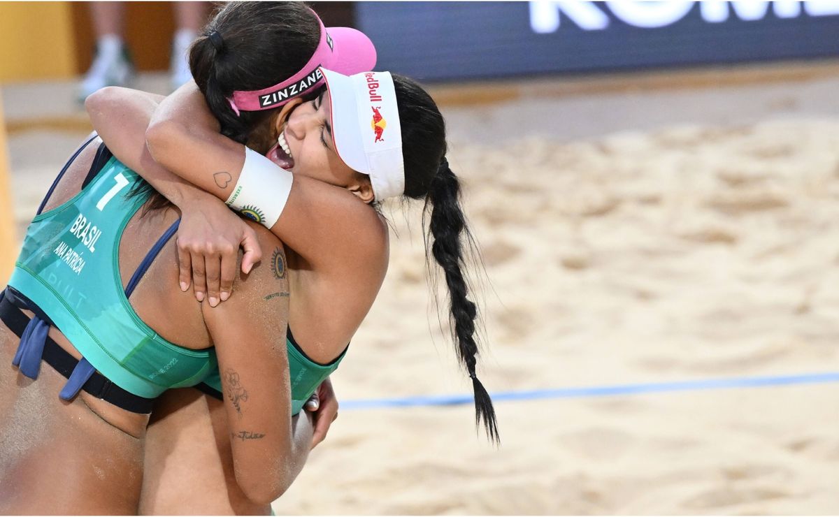olimpíadas 2024: duda e ana patrícia vencem no vôlei de praia e conquistam o ouro