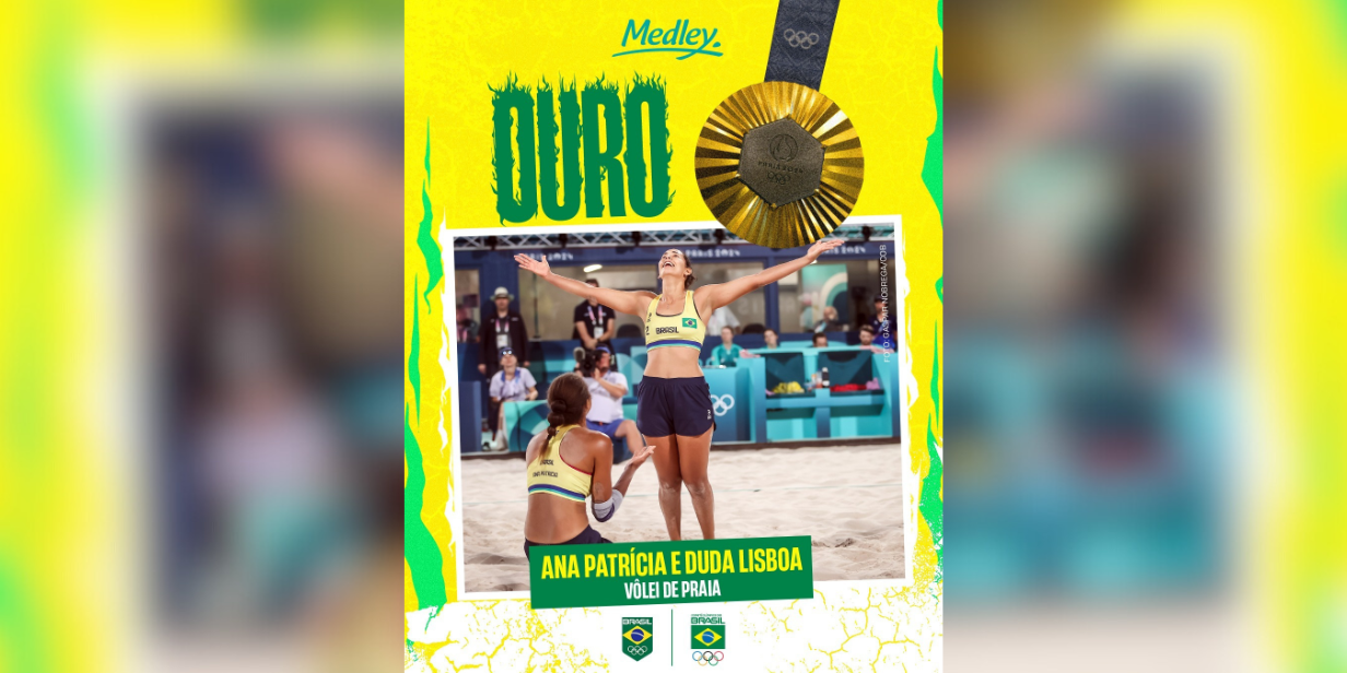 medley é patrocinadora do cob mais citada em olimpíadas, diz estudo da stilingue by blip