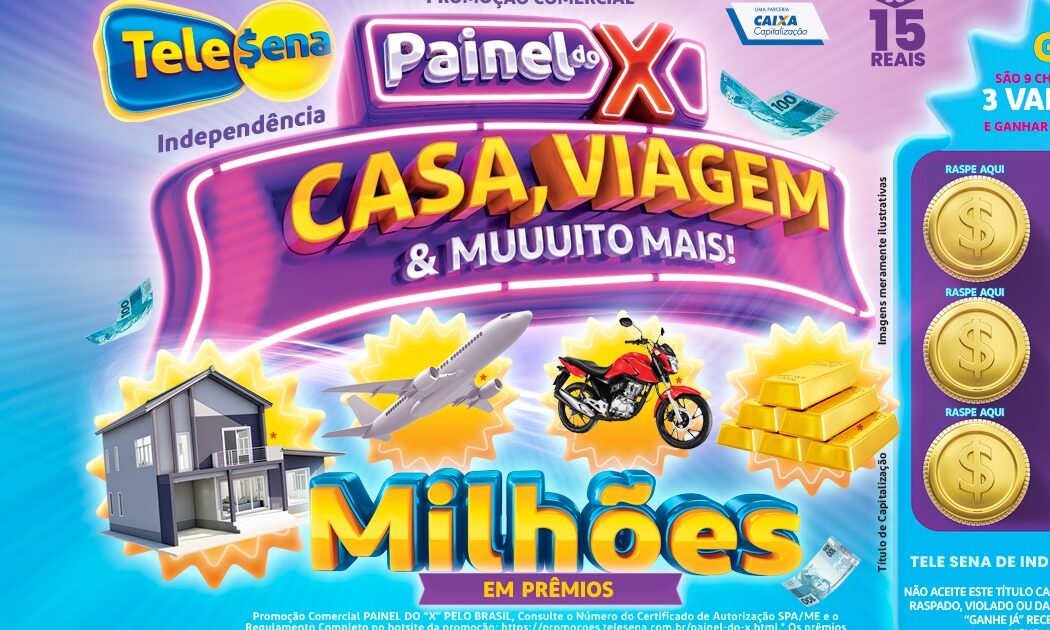 tele sena de independência terá sorteios semanais para as cinco regiões do país