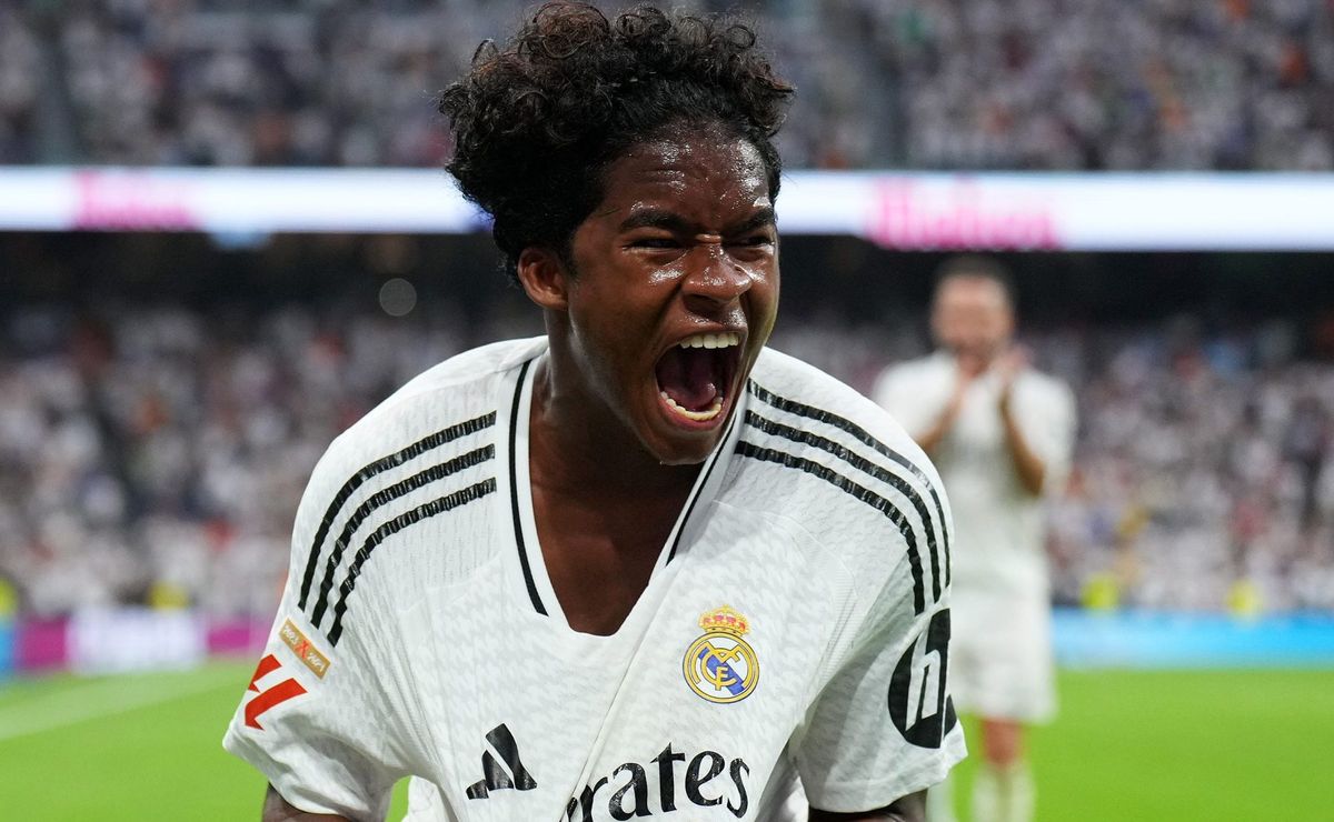 endrick marca em estreia do real madrid na champions league; palmeiras ganha bônus?