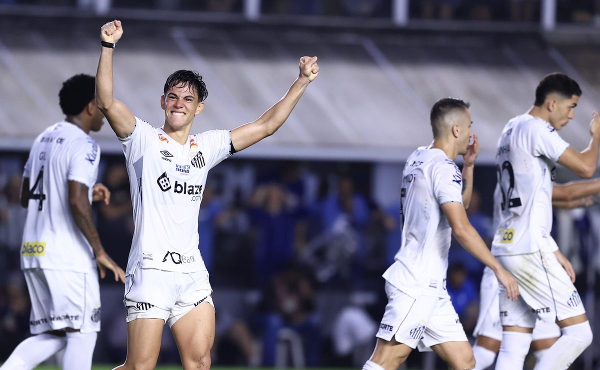 jp chermont, joia do santos faz primeiro gol na vila belmiro e surpreende torcida