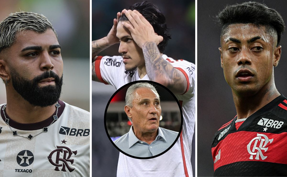 tite revela plano do flamengo para substituir pedro e expõe situação de bh e gabigol