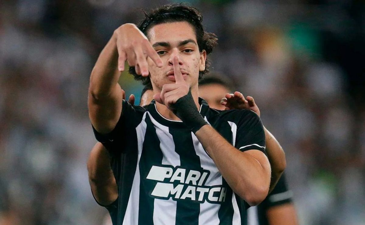 matheus nascimento joga amistoso no sub 23 do botafogo, após grave lesão