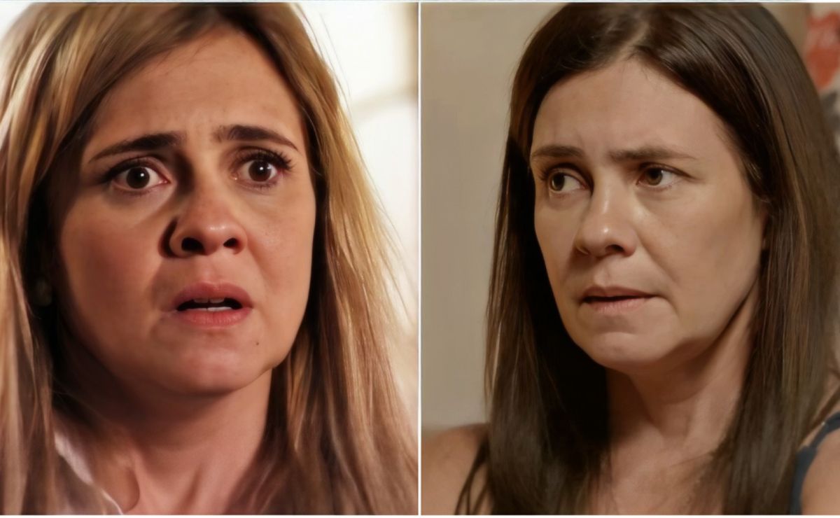 mania de você: adriana esteves faz comparação entre mércia e carminha: “estou achando”