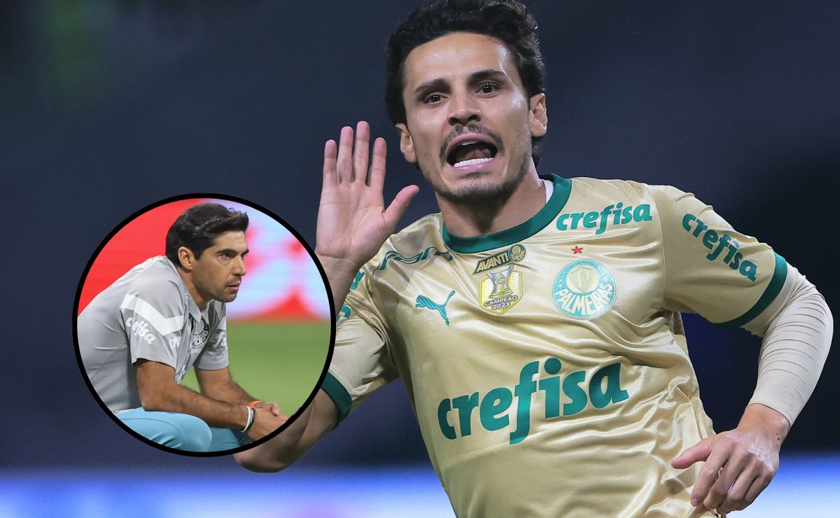 abel ferreira explica raphael veiga no lugar de estêvão e revela pedido nos bastidores do palmeiras