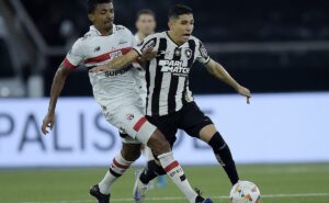 botafogo e são paulo fazem tempos opostos e ficam no empate pelas quartas da libertadores