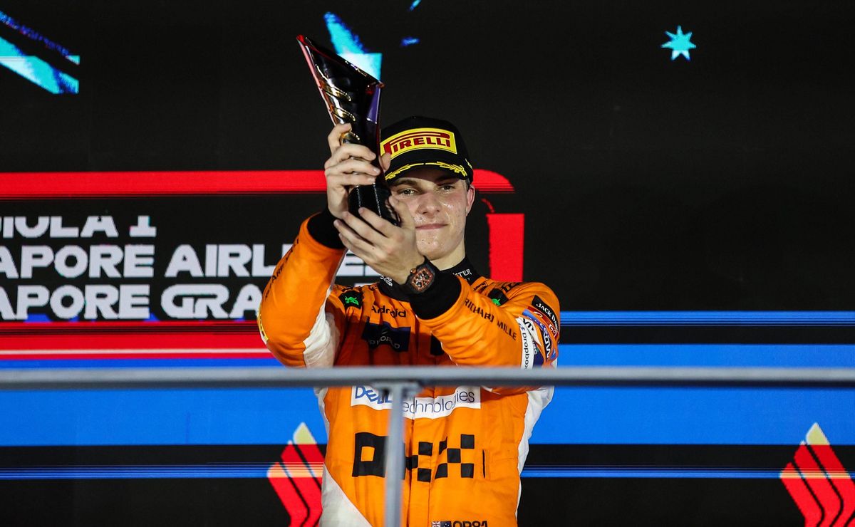 oscar piastri enaltece desempenho da mclaren e pódio em singapura: "corrida limpa é a chave"