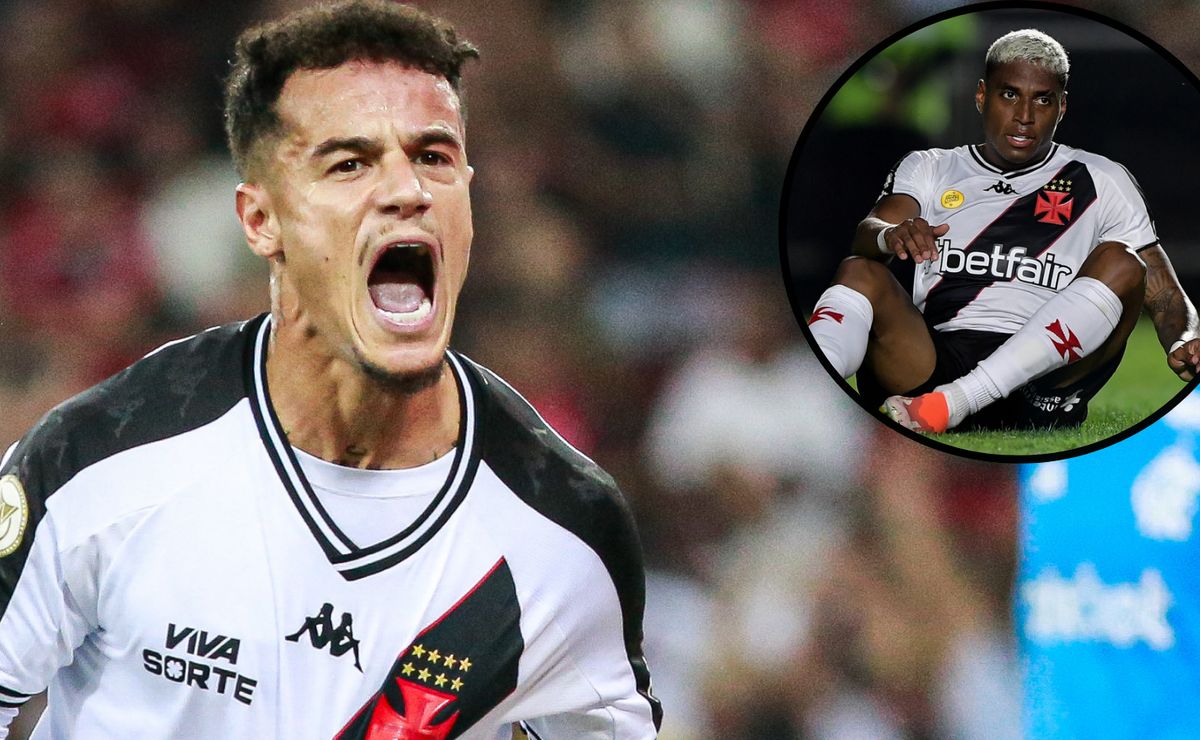 escalação do vasco: paiva esboça time sem coutinho e emerson rodríguez é titular contra palmeiras