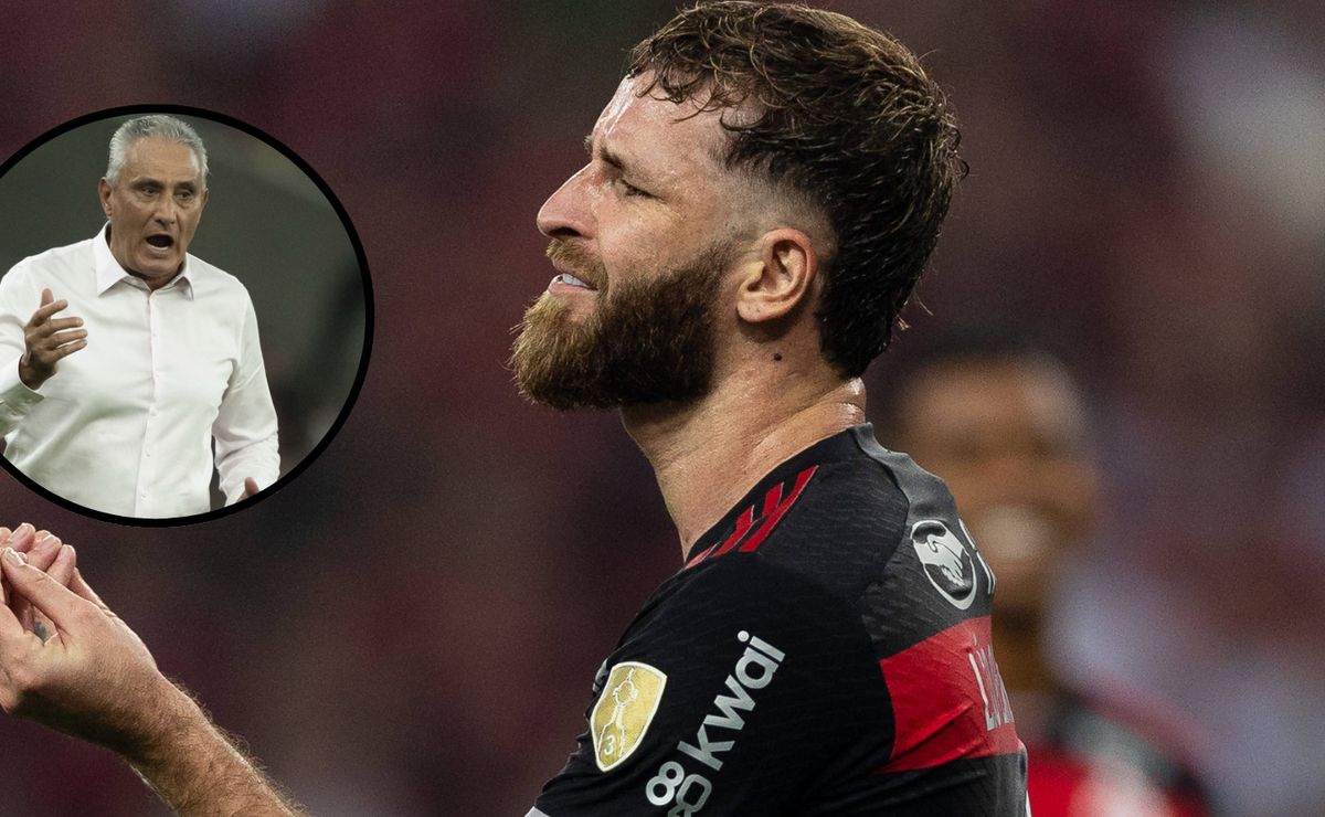 vídeo flagra discussão no flamengo e léo pereira dá as costas para tite após discussão; assista