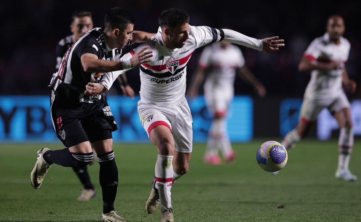 são paulo ainda pode eliminar o atlético mg na copa do brasil? veja as odds