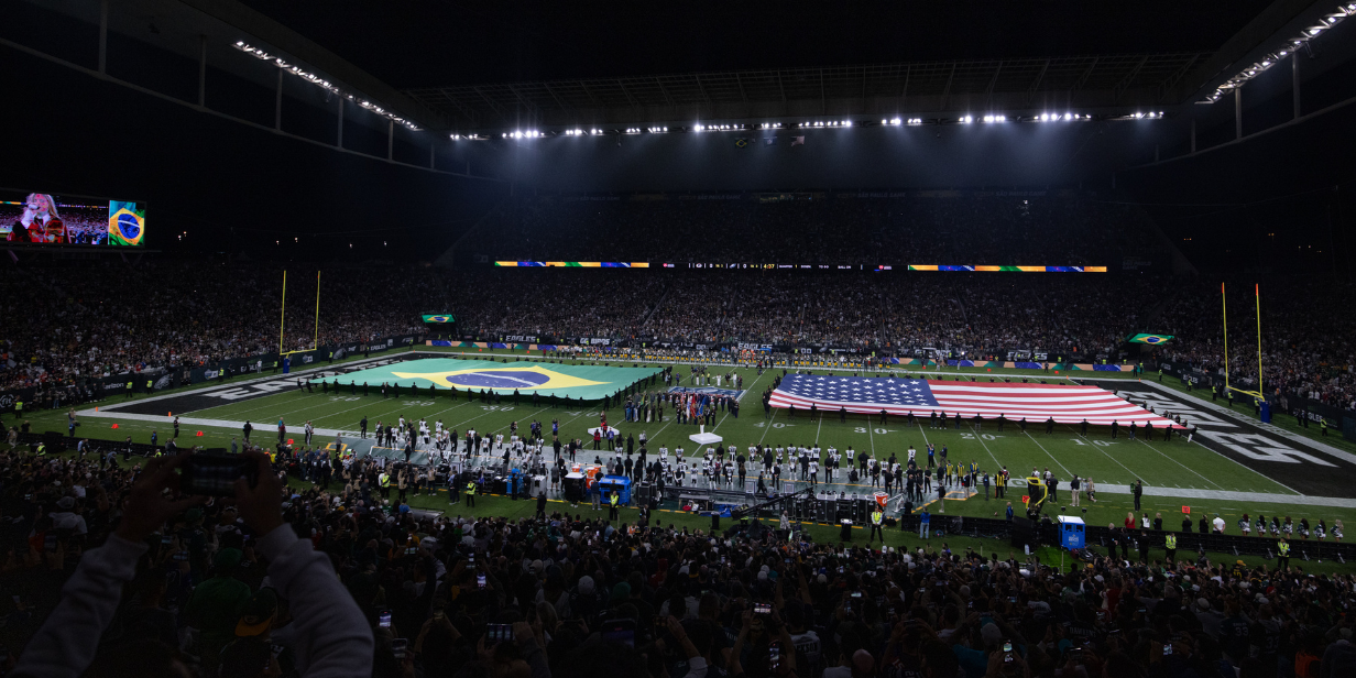 nfl supera engajamento da premier league no final de semana de jogo no brasil