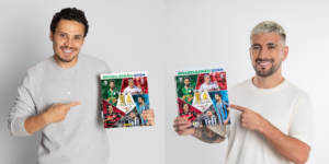 panini anuncia arrascaeta e raphael veiga como embaixadores do álbum do brasileirão 2024
