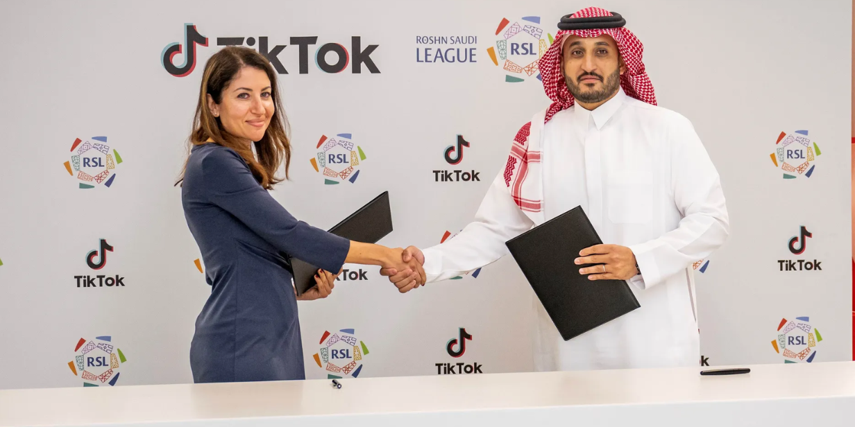 liga saudita fecha com tiktok como parceiro digital para temporada 2024/2025