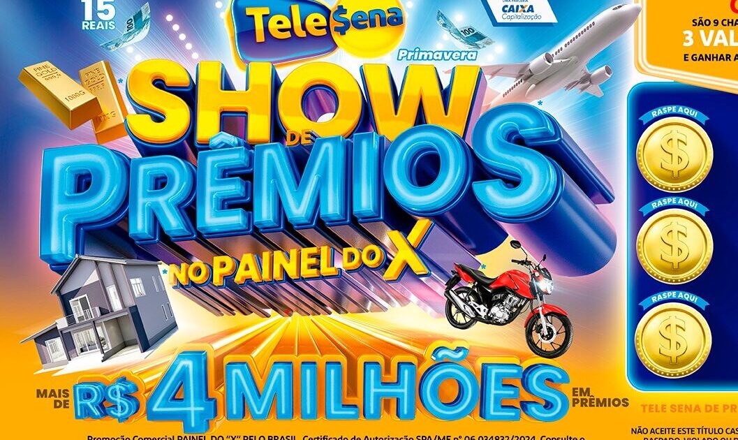 tele sena de primavera promete a entrega de mais de r$ 4 milhões em prêmios
