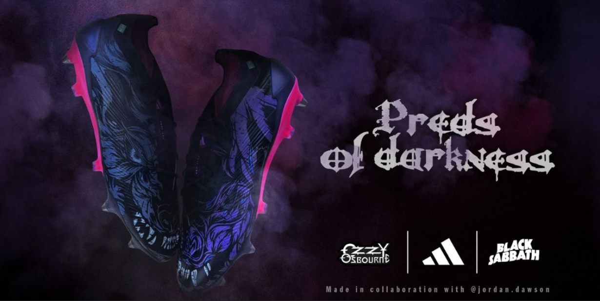 adidas e aston villa lançam coleção em homenagem a ozzy osbourne e black sabbath