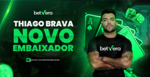 embaixador betvera: cantor thiago brava é anunciado como novo garoto propaganda da casa de apostas