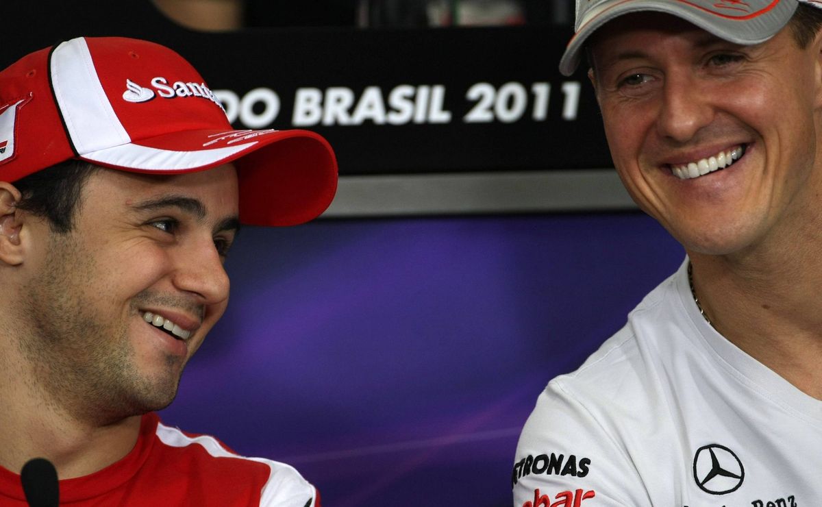 felipe massa é o único brasileiro autorizado a visitar michael schumacher, revela família do heptacampeão