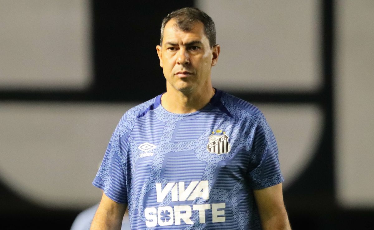 torcida do santos perde paciência com fábio carille após treinador recuar a equipe