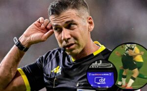 Árbitro ignora var e não marca pênalti em breno bidon para corinthians contra cuiabá