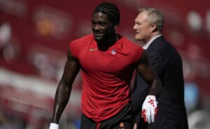 49ers anunciam plano para substituir brandon aiyuk após grave lesão￼
