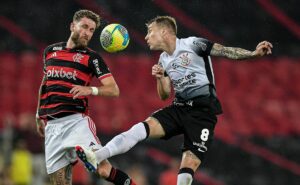 flamengo é superior e vence corinthians por 1 a 0 com atuação brilhante de hugo souza