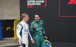 liam lawson comenta a tensão com fernando alonso após a corrida sprint nos estados unidos