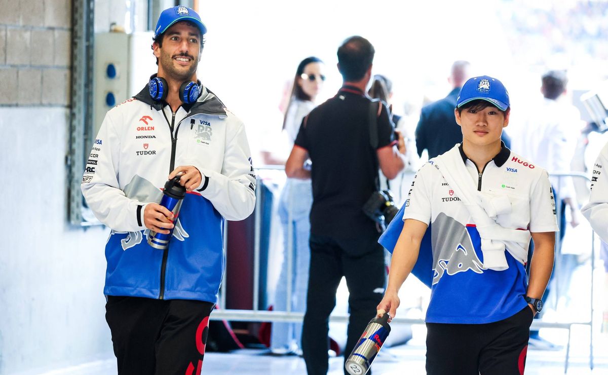 tsunoda destaca importância de ricciardo como mentor e reflete sobre aprendizado na f1