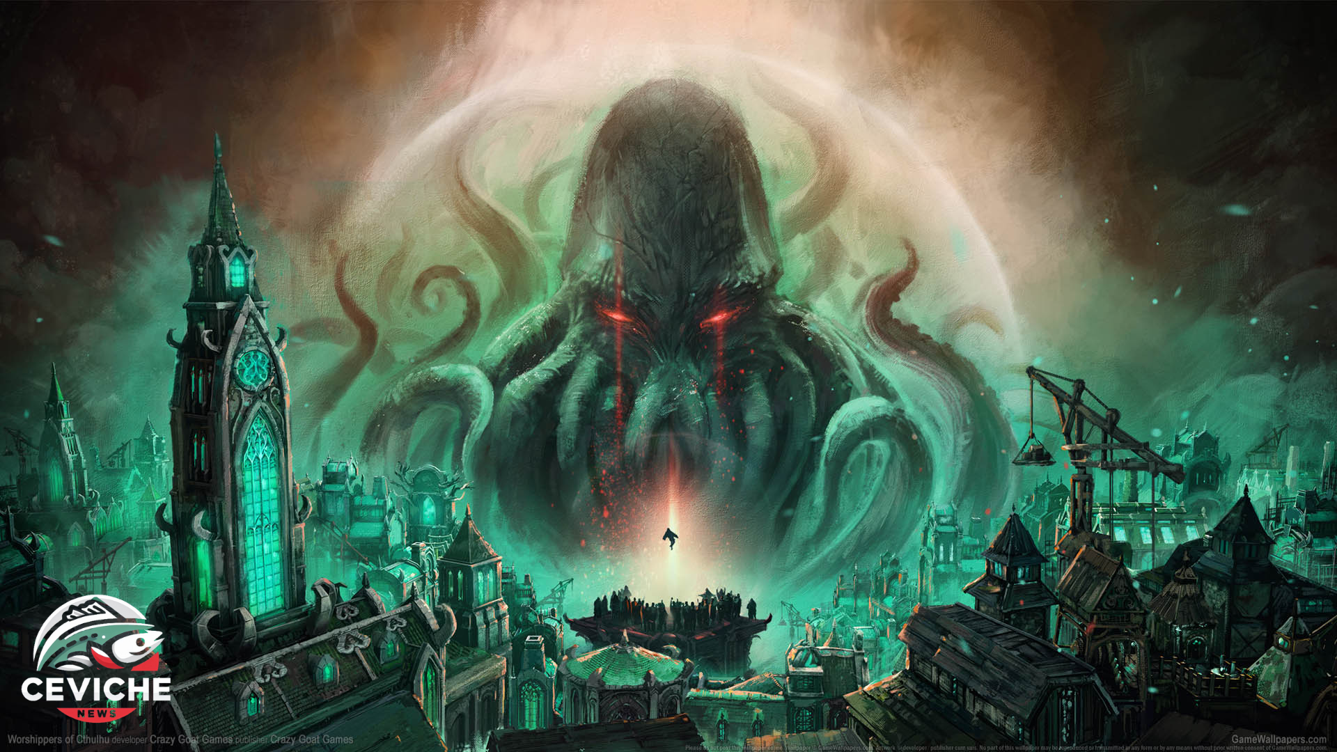 crea tu propia ciudad lovecraftiana en el nuevo juego de estrategia: worshippers of cthulhu