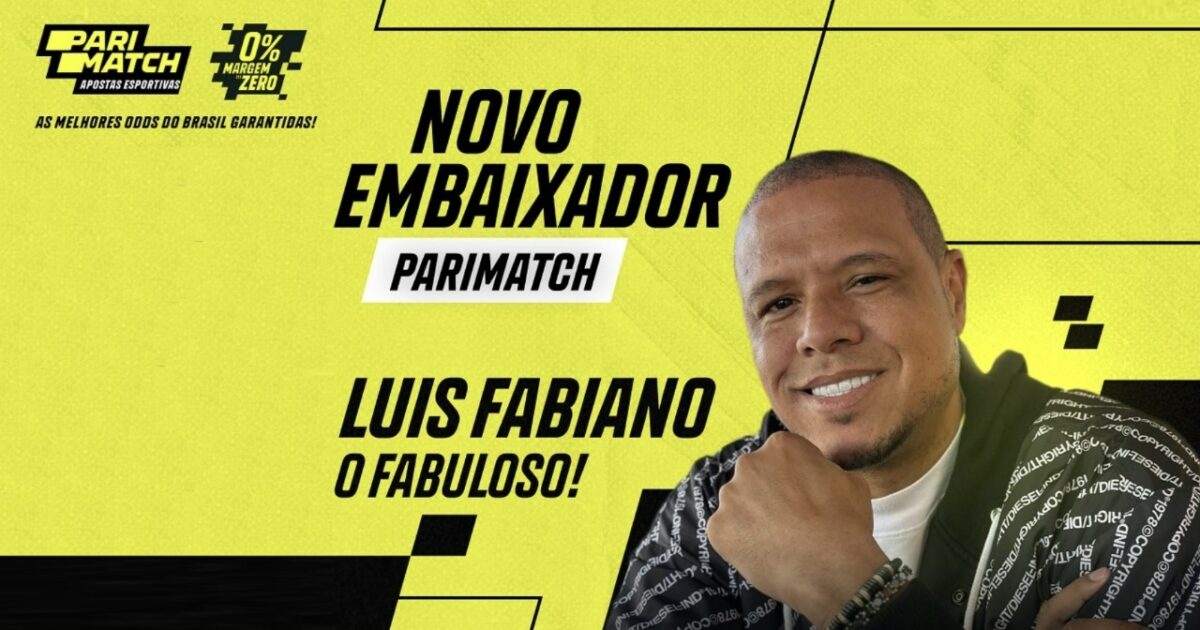 embaixador “fabuloso”: parimatch anuncia luís fabiano como novo representante de marca