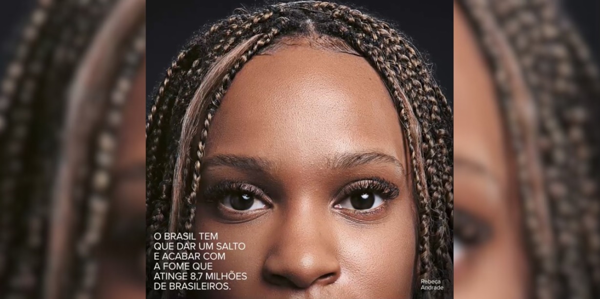 rebeca andrade protagoniza campanha contra o desperdício alimentar