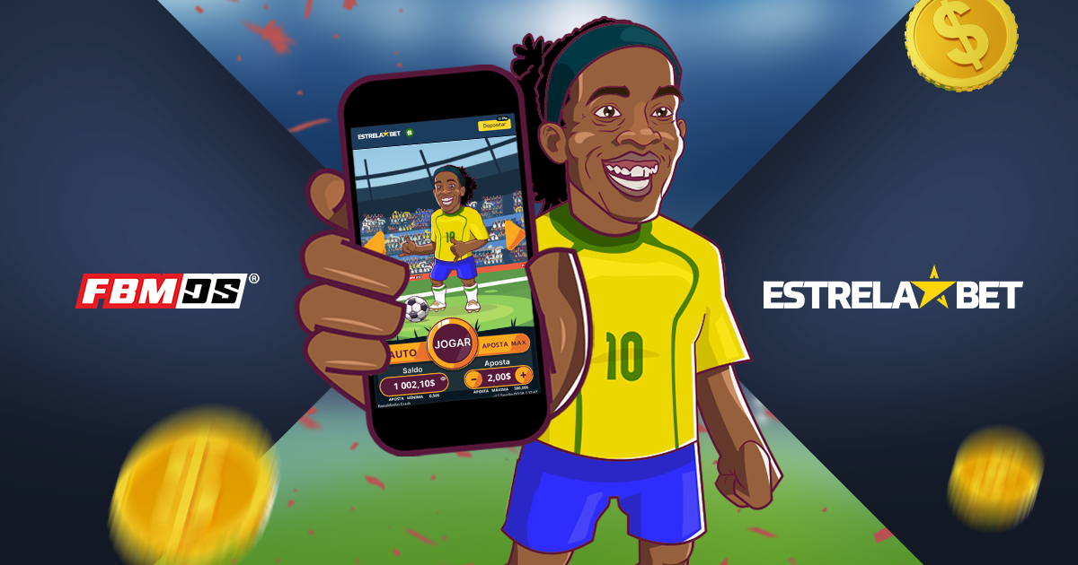 ronaldinho crash: fbmds e estrelabet firmam parceira para jogo de cassino online