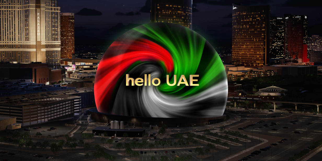 sphere, arena de las vegas, terá nova unidade em abu dhabi