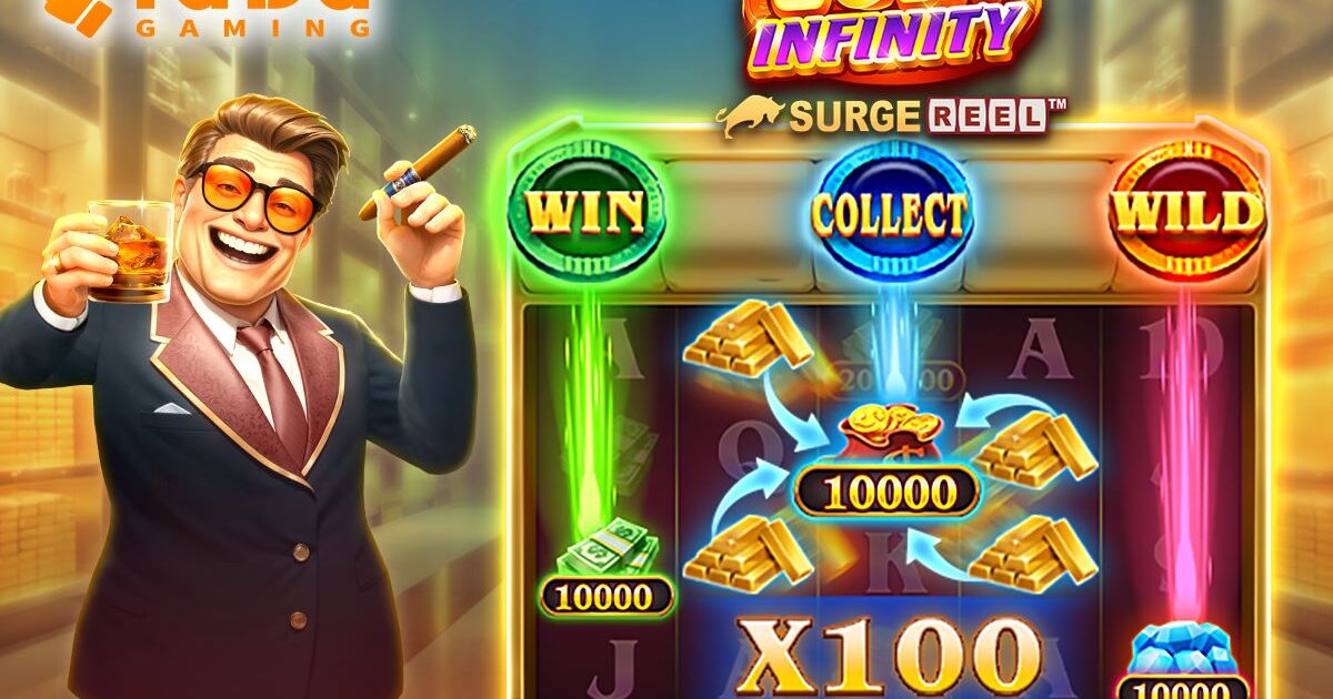 tada gaming alcança novos patamares em jogo coin infinity surge reel™