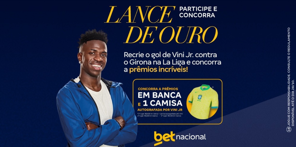 betnacional cria campanha de apoio a vini jr. na bola de ouro e desafia fãs