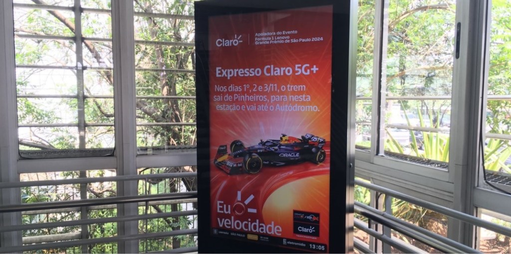 claro foca tecnologia para ativar patrocínio “maior de idade” ao gp são paulo de fórmula 1