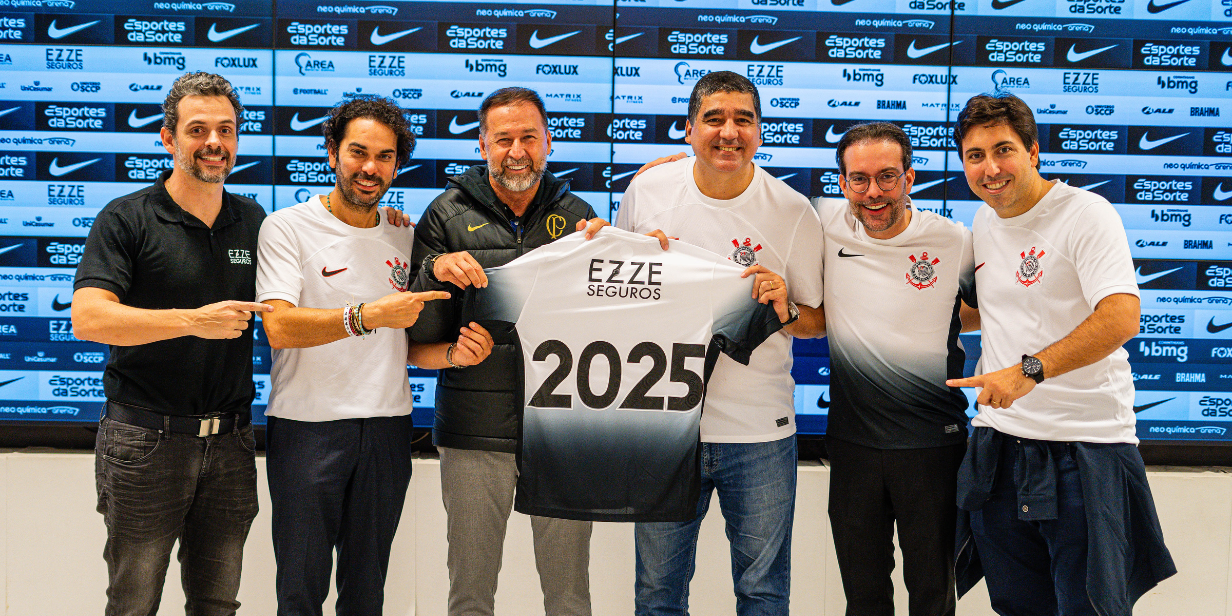 corinthians renova patrocínio com ezze seguros para 2025