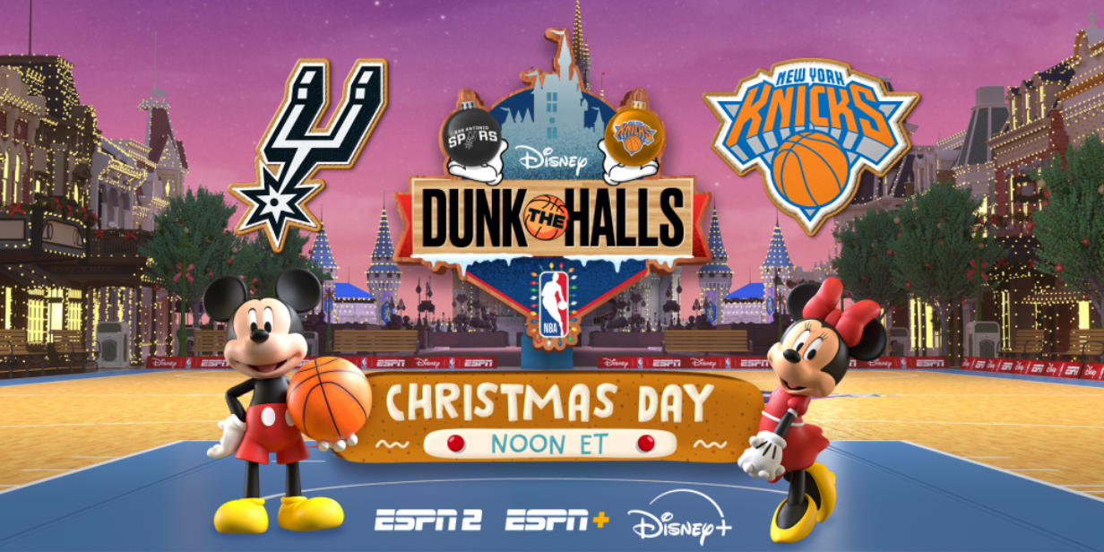 espn fará transmissão animada de jogo da nba com personagens da disney no dia de natal