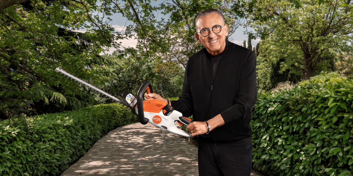 galvão bueno estrela campanha “show de jardinagem” da stihl