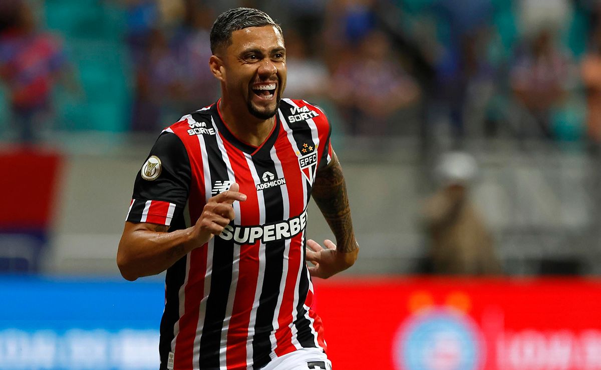 wellington rato marca em bahia x são paulo pelo brasileirão e quebra jejum de 14 meses