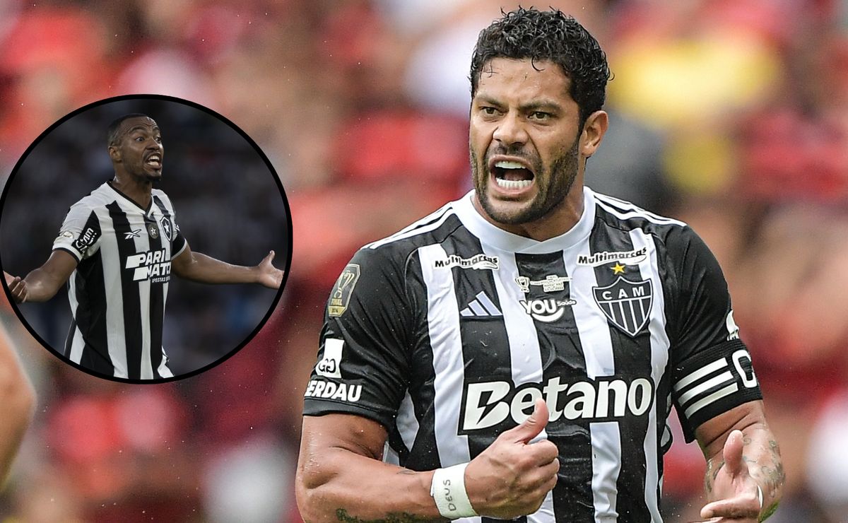 hulk responde marlon freitas em desentendimento em atlético mg x botafogo: "vai ver quando eu entrar"