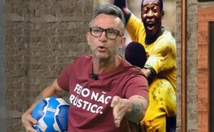 neto deixa clubismo de lado e rasga elogios a gabriel brazão, do santos: “um goleiraço”