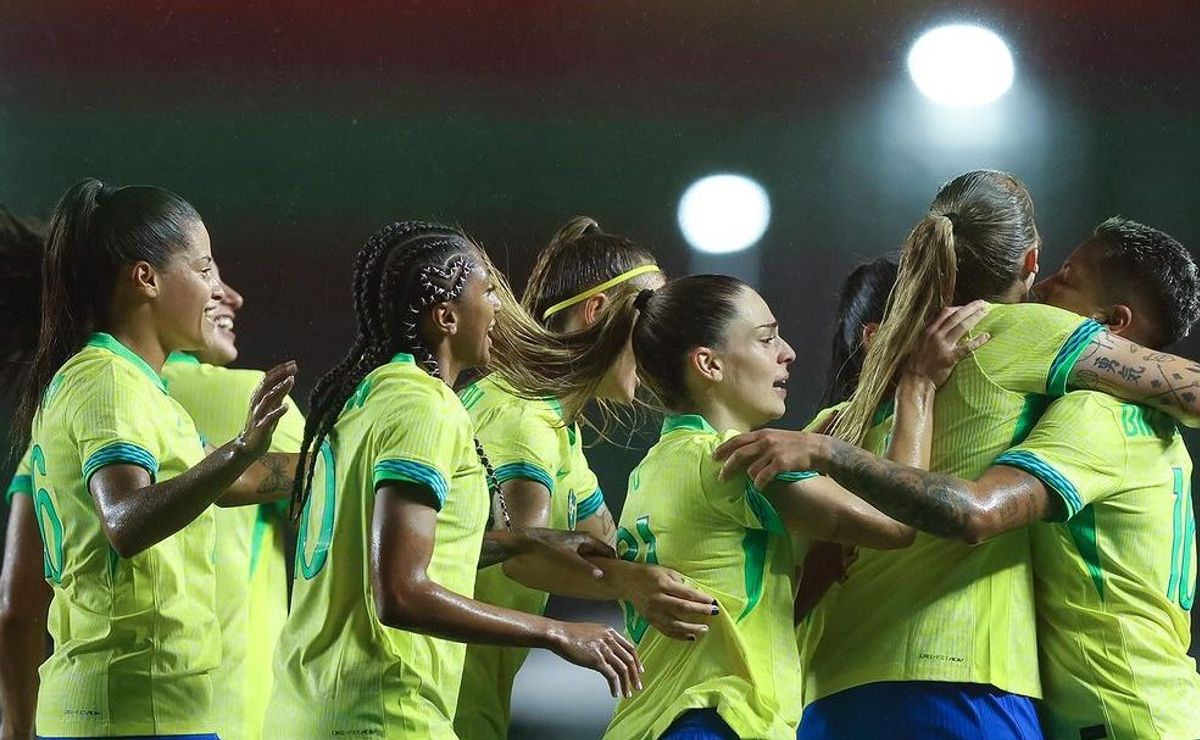 ludmilla e isa haas da seleção brasileira destacam entrosamento e evolução da equipe nos amistosos