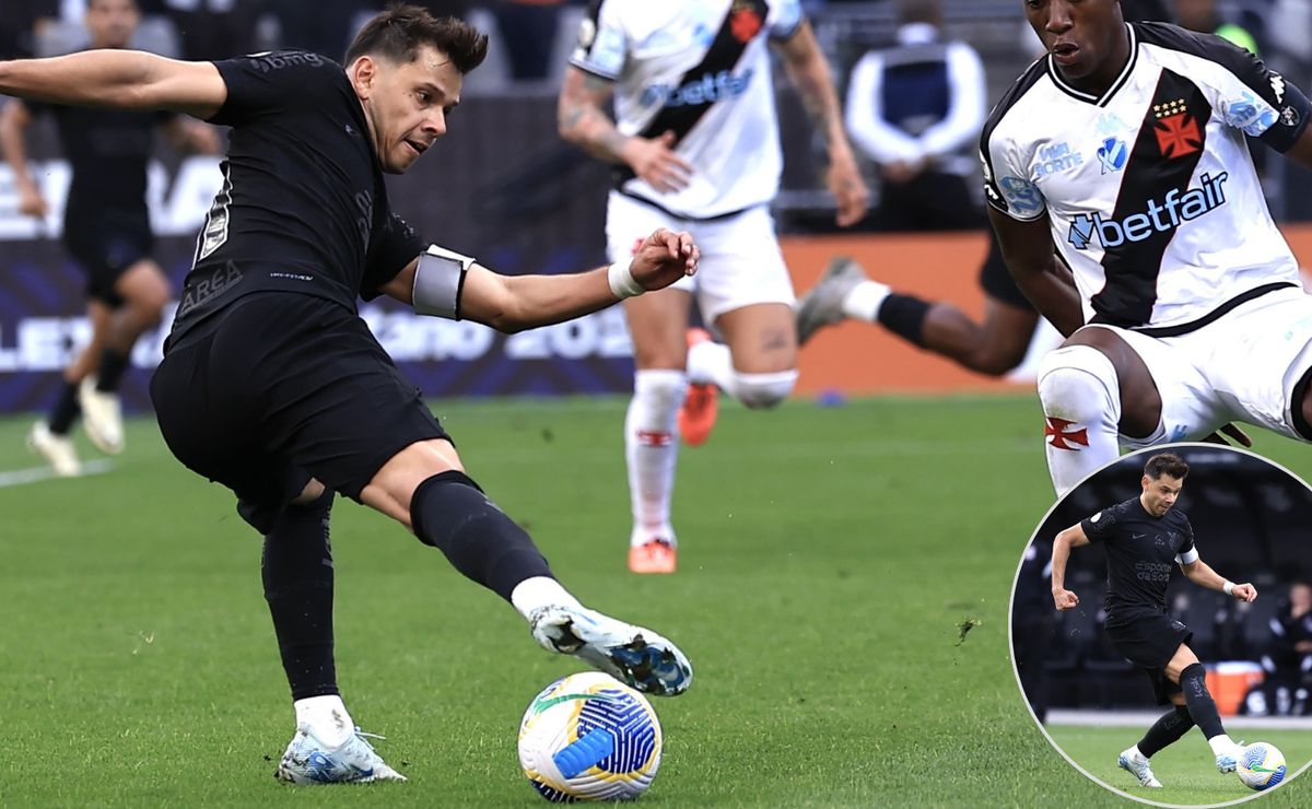 Ángel romero cala críticos e aplica 'caneta' espetacular em corinthians x vasco para levantar fiel